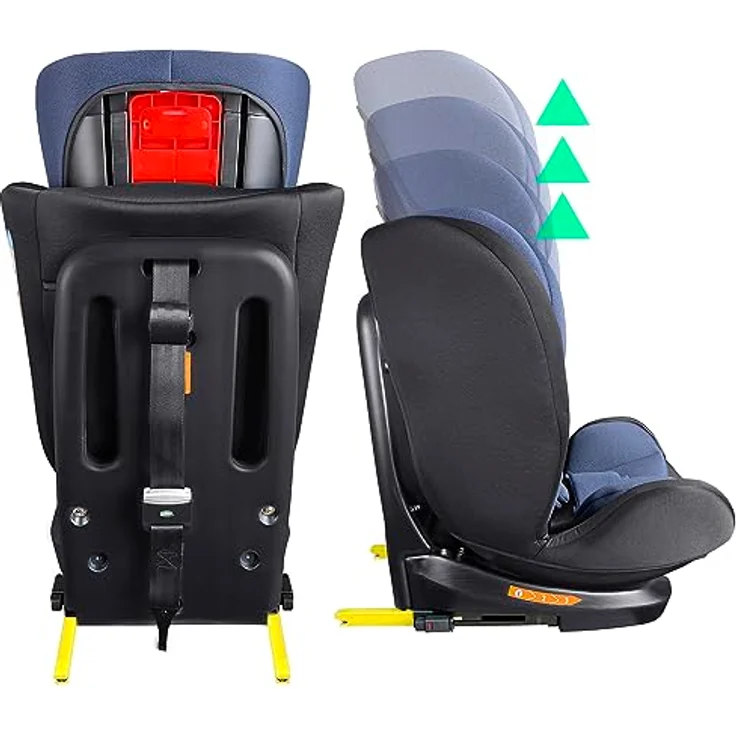 XOMAX Autokindersitz Selena, mit 360° Drehfunktion, Isofix, 5-Punkt-Gurt, 4 Farben verfügbar – Bild 6