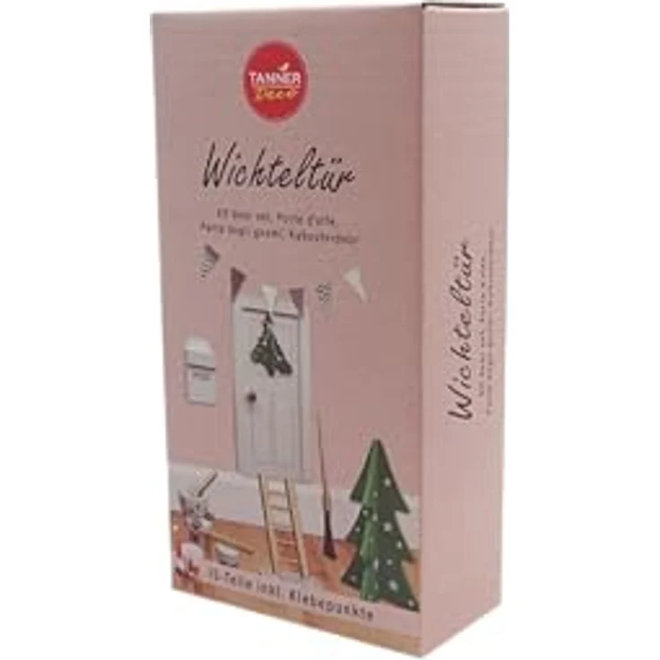 Vedes Wichteltüre Modern, 15tlg. Adventskalender für Kreatives Basteln, ab 3 Jahre – Bild 1