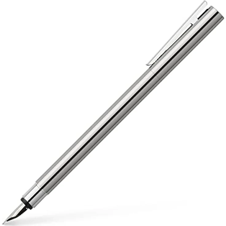 Faber-Castell Füllfederhalter Neo Slim, Edelstahlfeder Breite M, Metallgehäuse mit matter Oberfläche – Bild 1