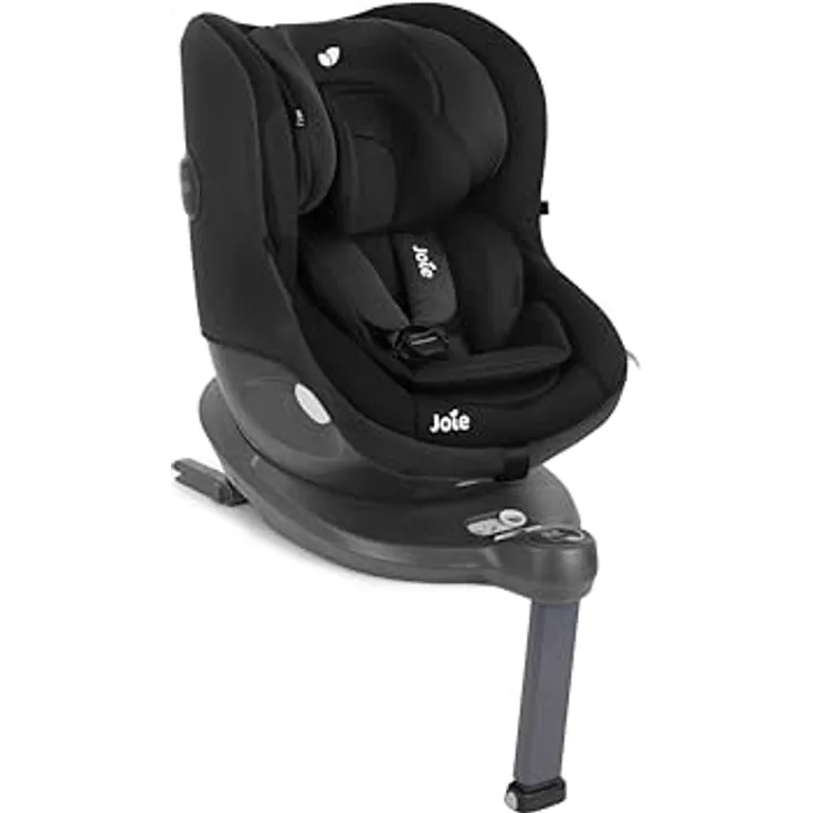 Joie Reboarder-Kindersitz i-Spin 360, ab Geburt bis 4 Jahre (40-105 cm), mit Isofix-Basis & Sitzverkleinerer, Farbe Shale