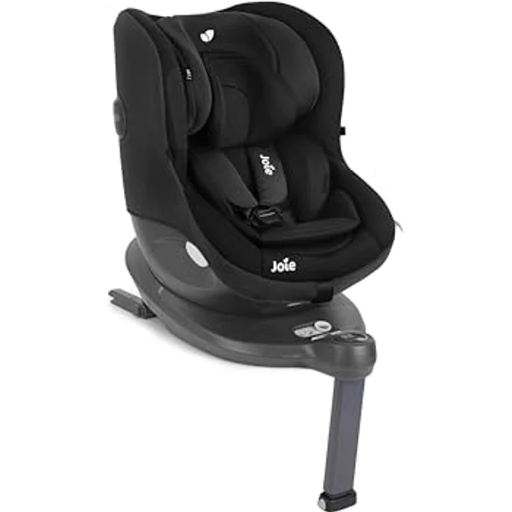 Joie Reboarder-Kindersitz i-Spin 360, ab Geburt bis 4 Jahre (40-105 cm), mit Isofix-Basis & Sitzverkleinerer, Farbe Shale – Bild 1