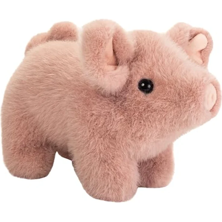 Teddy Hermann Schwein Stella, stehend 23 cm, rosa Plüschtier mit liebevollen Details und weichem Fell – Bild 1