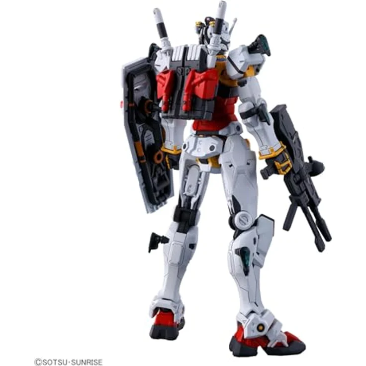 Bandai HG 1/144 White Gundam, beweglicher Spritzgussbausatz mit Hyper-Bazooka und Markierungsaufklebern – Bild 2