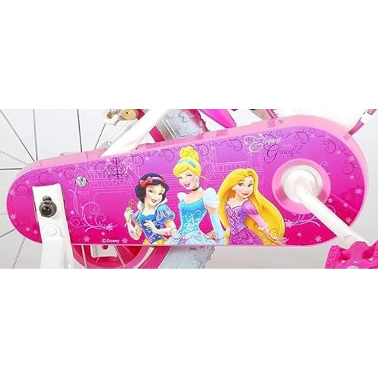 Disney Kinderfahrrad Princess, 1 Gang, 14 Zoll, pink, für Kinder mit Körpergröße 100 - 115 cm, mit Puppensitz – Bild 3