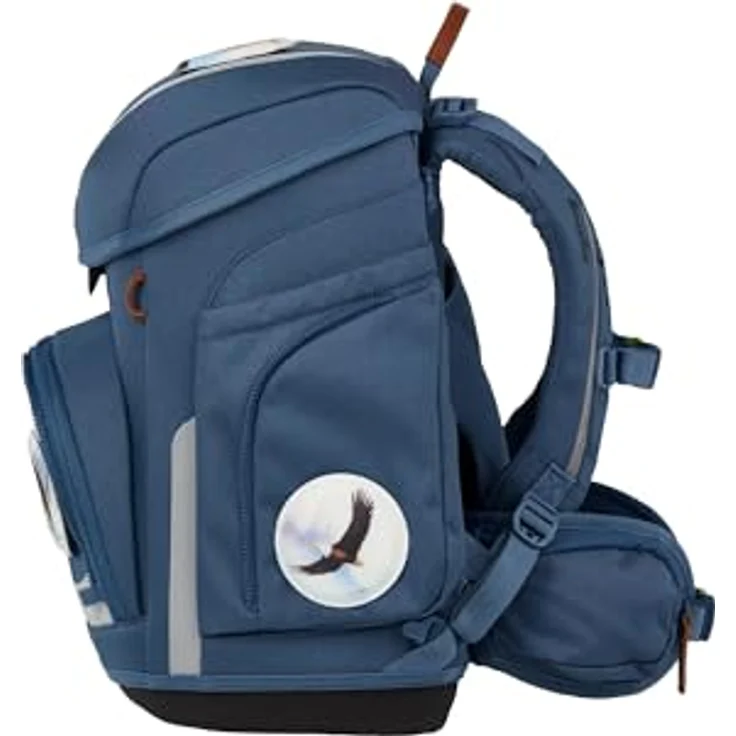 ergobag cubo Set, ergonomischer Schulranzen 5-teilig für 1. Klasse, individuell anpassbar, mit Sichtbarkeitsschutz, aus recyceltem Material – Bild 3