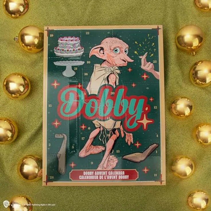 Cinereplicas Harry Potter - Dobby Adventskalender 2024 - Offizielle Lizenz, Magische Weihnachtsüberraschungen für Dobby-Fans in limitierter Auflage – Bild 4