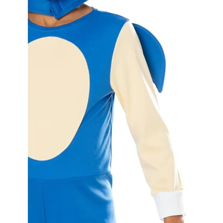 Rubie's Official Sonic The Hedgehog Kinderkostüm, Flexibles 7-8 Jahre Halloween Kostüm – Bild 3