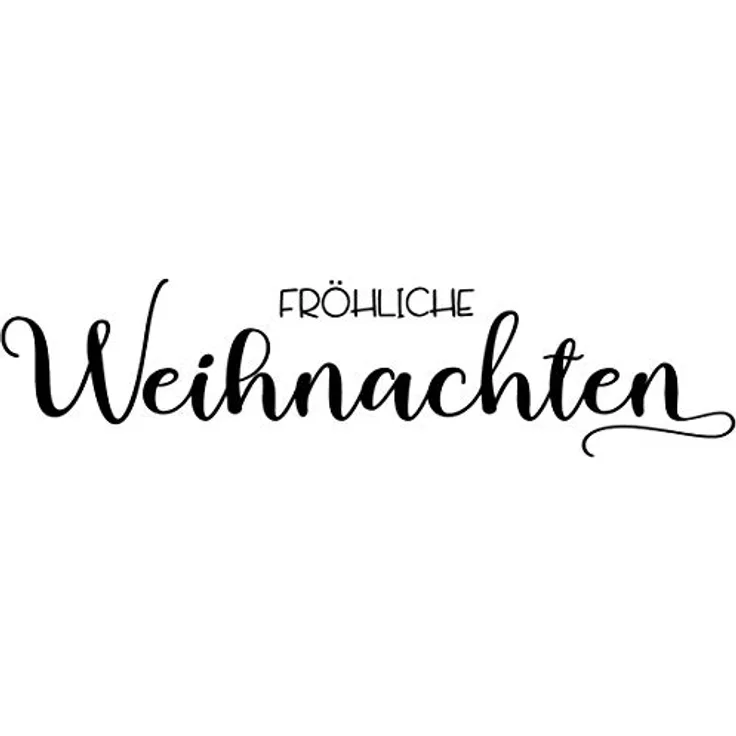 Rayher 29190000 Stempel "Fröhliche Weihnachten", 3x10cm