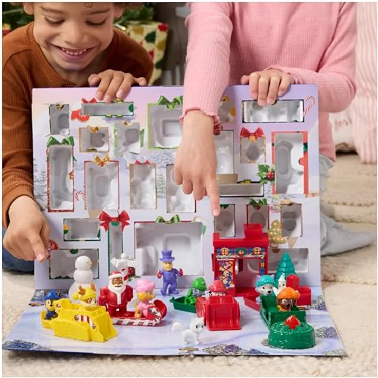 Spin Master PAW - Adventskalender 2025 mit 7 Fahrzeugen, 11 Figuren und Spielzubehör – Bild 5