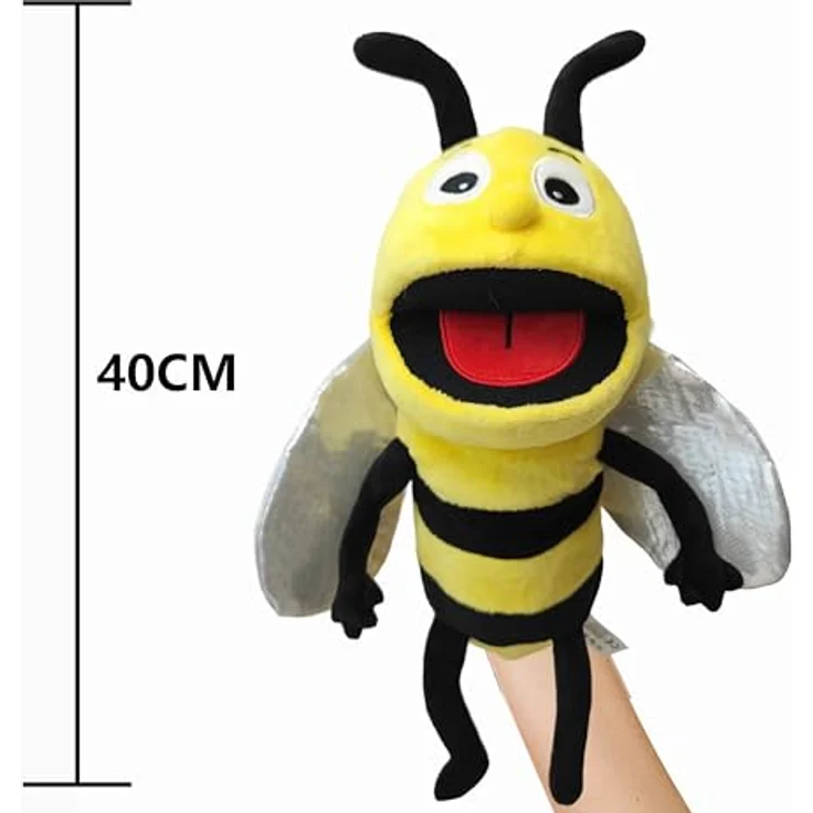 LOMTRATS Insekten-Handpuppen, Bewegliche Münder, 40 cm, Plüsch, für Kinder und Kleinkinder, perfekt zum Geschichtenerzählen, Geburtstagsgeschenke – Bild 5