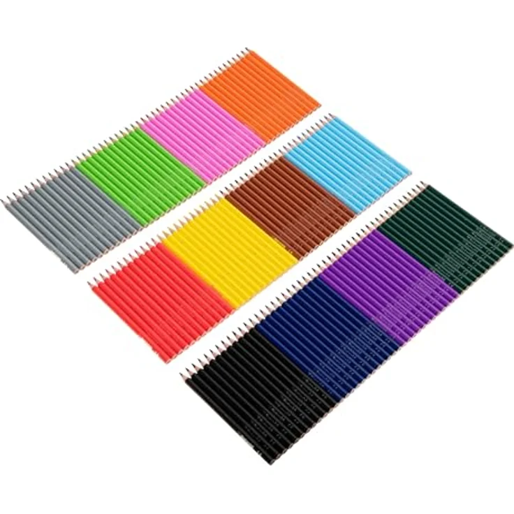 Betzold Buntstift 144 dicke Dreikantstifte, 17,5 cm lang, robuste Mine, in umweltfreundlicher Holzbox für Kinder – Bild 8