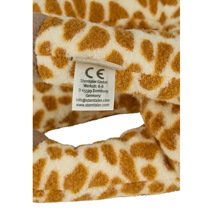 Sterntaler® Kuscheltier Giraffe Kaya L, 33 cm, mit Rassel für sensorische Wahrnehmung, pflegeleicht – Bild 6