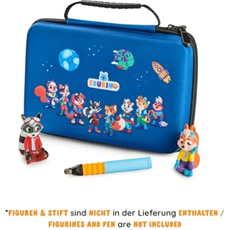 Edurino Sammel-Mäppchen, dunkelblau für bis zu 12 Figuren und einen Stift, ideal für Lernspiele ab 4 Jahren – Bild 3