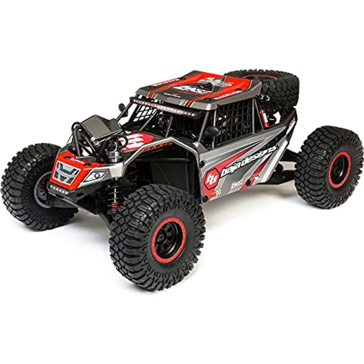 LOSI 1/6 Super Rock Rey V2 4WD Rock Racer Brushless RTR, Gray