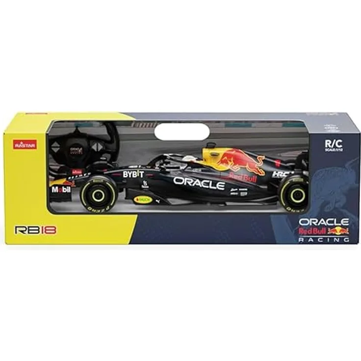 Rastar 94700 R/C 1:12 F1 Oracle Bull Racing RB18, Navy Blue/Red