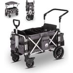 elvent FamilyStar 2 Kinderwagen 2-Sitzer – leicht, faltbar, bis 80 kg, Sonnendach, Sitzpolster, 5-Punkte-Gurt, Fußbremse