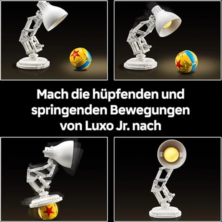 LEGO Ideas | Disney Pixar Set 21357, Spielset mit Schreibtischlampe zum Bauen, kreatives Baumodell für Erwachsene, dekorativ und als Geschenk geeignet – Bild 4