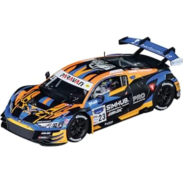 Carrera Audi R8 LMS GT3 evo II 'Land Motorsport, No.23', Slotcar im Maßstab 1:24 mit digitaler Steuerung und realistischem Fahrverhalten, inklusive Beleuchtungseffekten – Bild 2