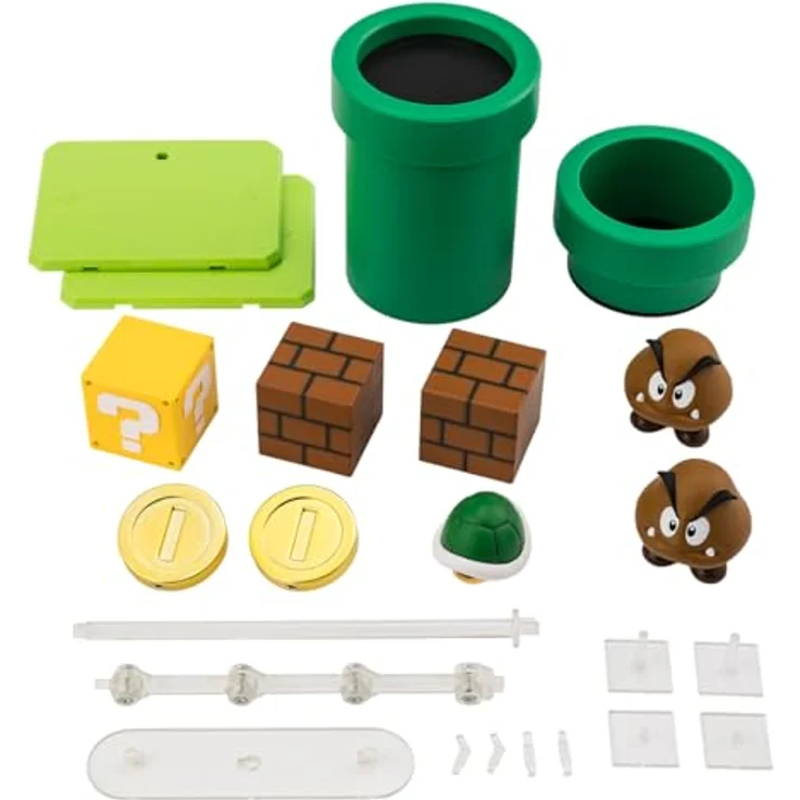 Bandai S.H.Figuarts Actionfiguren-Zubehör Super Mario, Playset für kreative Inszenierungen von Sammelfiguren – Bild 1