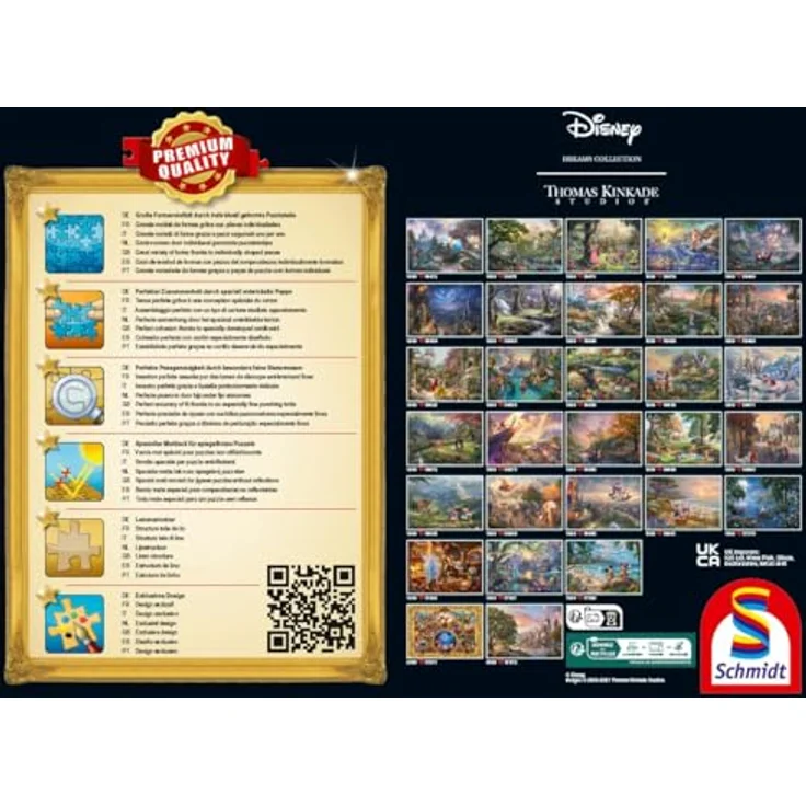 Schmidt Spiele Disney Brave Merida Thomas Kinkade 1000 Teile Puzzle, Mehrfarbig – Bild 3