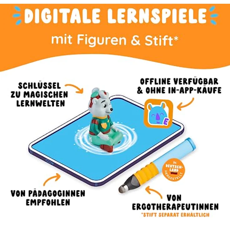 Edurino Figur ASA Unsere Natur ab 4 Jahren inkl. App | Heimische Pflanzen & Tiere | Entdecken unserer Artenvielfalt | Erkennen von Zusammenhängen in der Natur | Nachhaltigkeit & Umweltschutz – Bild 4