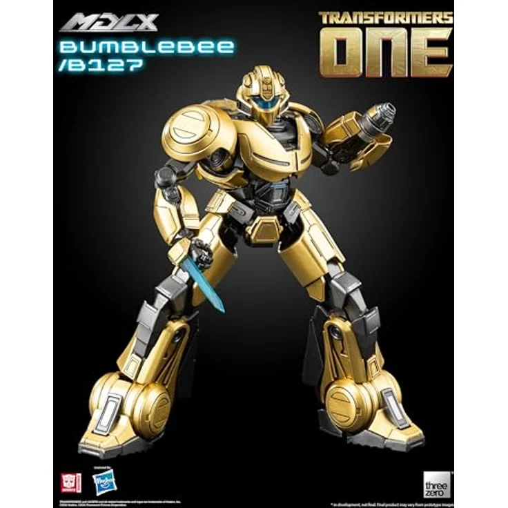 THREEZERO Transformers MDLX Actionfigur Bumblebee/B127, 12 cm, mit Zubehör in Fensterbox aus ABS, POM, PVC, Zinklegierung und Metallteilen – Bild 4