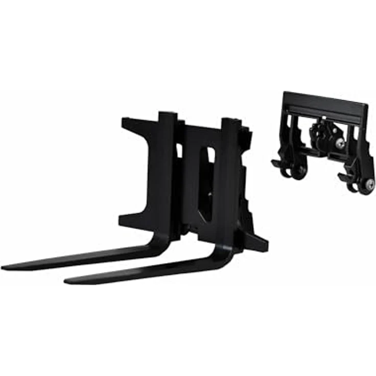 Amewi 28138 Schnellwechsler mit Gabel für Radlader-Modelle G48XE, Metall, Schwarz, inklusive Montagezubehör – Bild 1