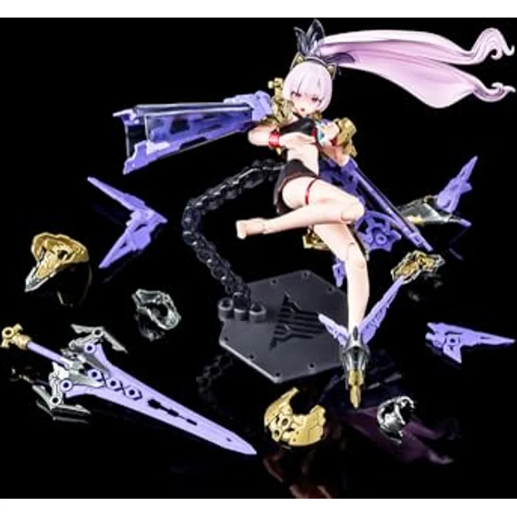 Kotobukiya Megami Device Buster Doll Paladin Darkness Claw, 17 cm Modellbausatz mit Artikulationspunkten und Austauschbarem Zubehör – Bild 5