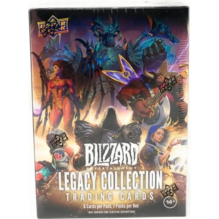 The Upper Deck Company Blizzard Legacy Collection Trading Cards (Blaster), Sammelsortiment mit abwechslungsreichen Motiven aus Blizzard-Spieluniversen – Bild 2