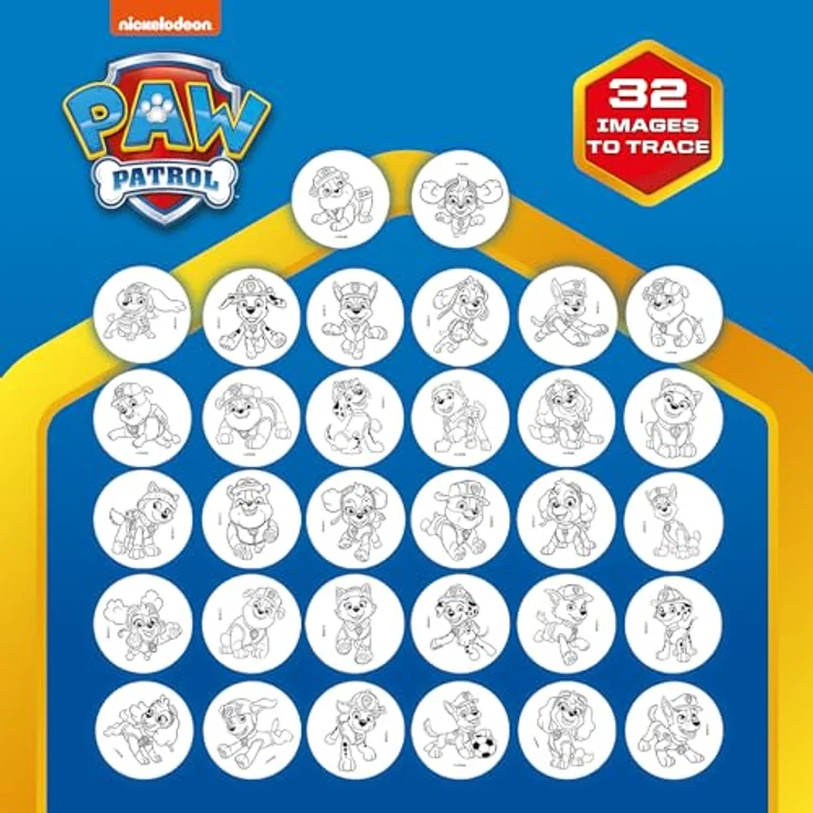 Lisciani Paw Patrol Zeichenschule mit Projektor, Kreativset mit 32 Bildern, inkl. bunte Stifte und Kulisse, ab 4 Jahren – Bild 4