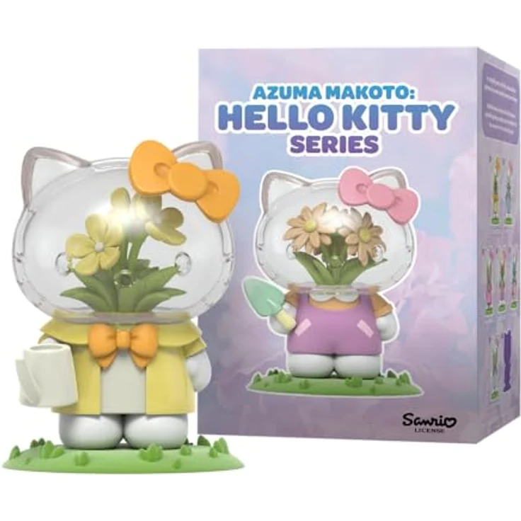 Mighty Jaxx Azuma Makoto x Sanrio: Hello Kitty Überraschungsbox-Sammelfigur, 10 cm, mit NFC-Token und Charakterkarte, zufälliger Charakter – Bild 1