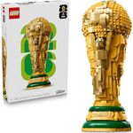 LEGO Offizieller Pokal der FIFA Fußball-Weltmeisterschaft 2026, 3D DIY Modell mit exklusiver Minifigur und interaktivem Baupass, für Fans ab 12 Jahren