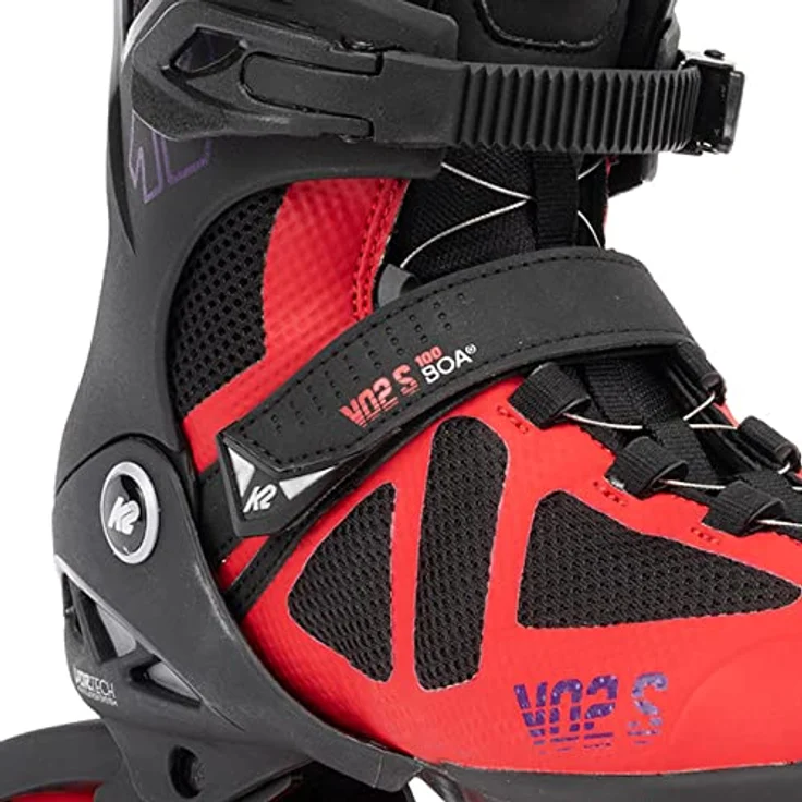 K2 Skates Unisex Inline Skates VO2 S 100 BOA, red, 30G0152.1.1.120 – Bild 5