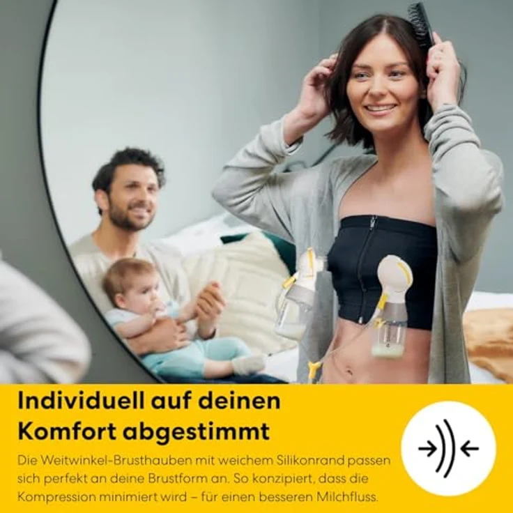 Medela Freestyle Mini Classic, elektrische Einzelmilchpumpe mit wiederaufladbarem Akku, kompakt und leicht (215 g) – Bild 5