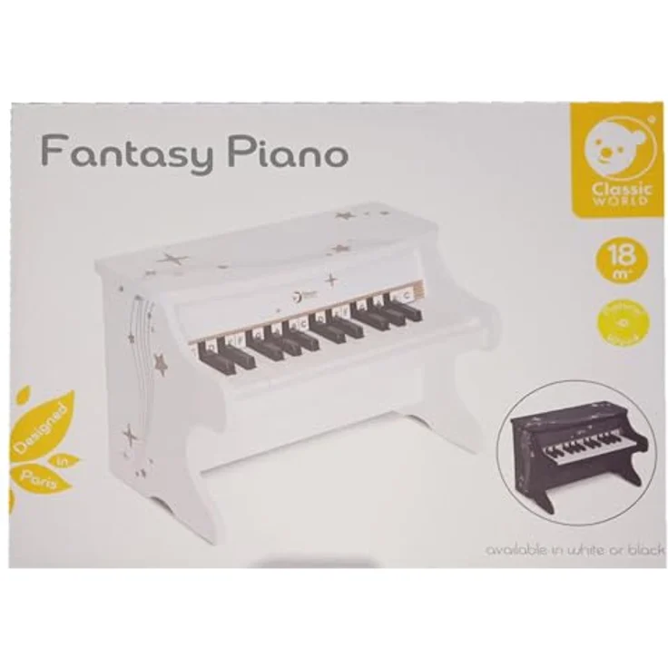 Classic World Fantasy Piano 1, Holzklavier mit 25 Tasten und 2 vollen Oktaven, ungiftige Farben, geeignet für Kinder ab 3 Jahren – Bild 5