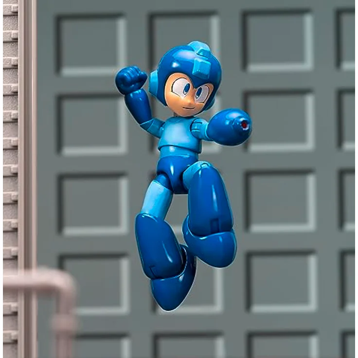 JADA Mega Man Sammelfigur, 4,5 Zoll (11,5 cm), bewegliche Action Figur mit über 25 Gelenkpunkten – Bild 2