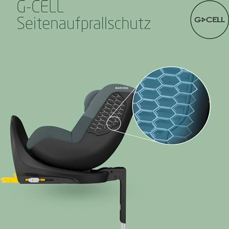 Maxi-Cosi Reboarder-Kindersitz Mica 360 S - Tonal Graphite, i-Size Sicherheitsnorm, 360° FlexiSpin Rotation – Bild 4