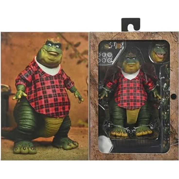NECA Actionfigur Dinosaurs, Die Dinos, mit viel Zubehör in Fensterbox, Größe ca. 18 cm – Bild 4
