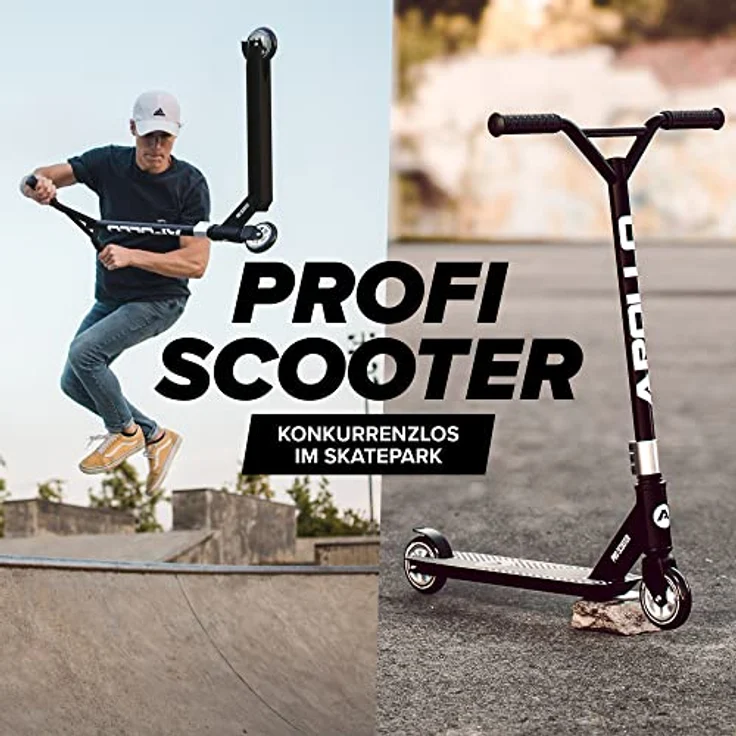 Apollo Stunt Scooter - Genius Pro | Robuster Kinder Scooter mit ABEC 9 Kugellager | Trick Roller, Tretroller, Starker Stuntroller | Top Stunt Scooter Kinder ab 6 Jahre | perfekt auch als Cityroller – Bild 2