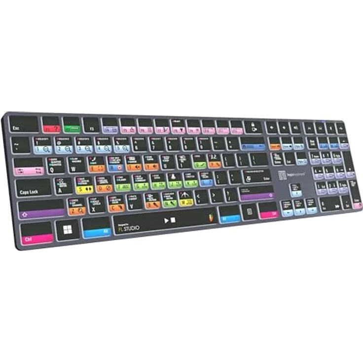 LogicKeyboard FL Studio Titan UK WIN, hochwertige Tastatur für Musikproduktion mit maßgeschneiderten Shortcuts – Bild 2