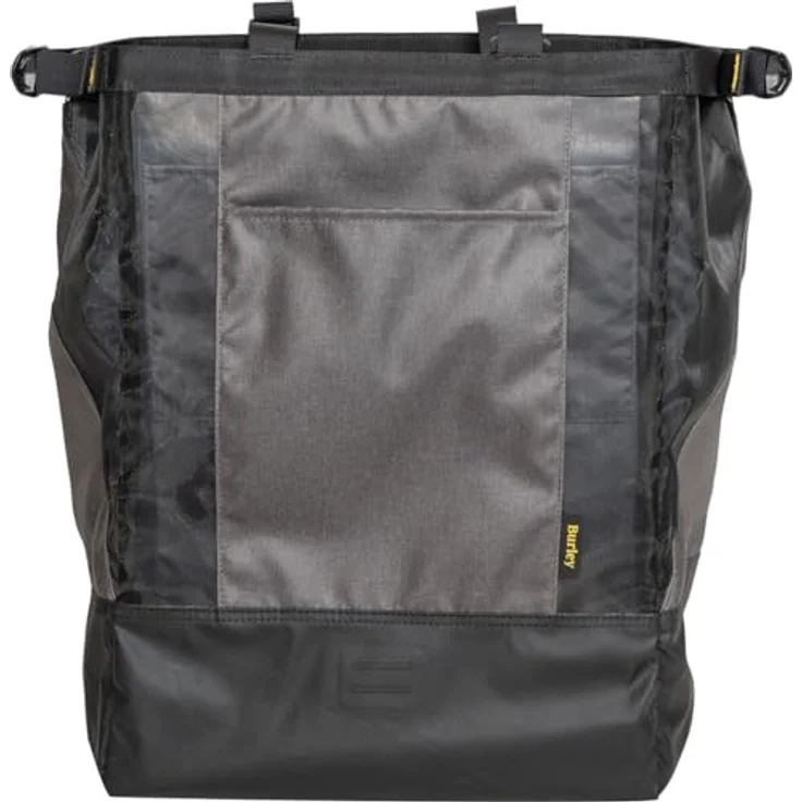 Burley Burley Travoy Markttasche, 40L Hauptfach, Schwarz/Grau, Strapazierfähig & Sicherheitsgurtband – Bild 1