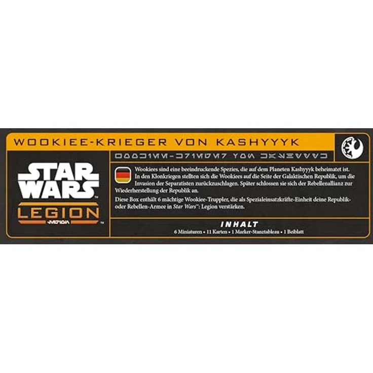 Atomic Mass Games AMGD1244 - Star Wars Legion - Kashyyyk Wookiee Warriors, Miniaturenspiel mit 6 Wookiee-Trupplern und 11 Karten, für 2 Spieler ab 14 Jahren – Bild 5