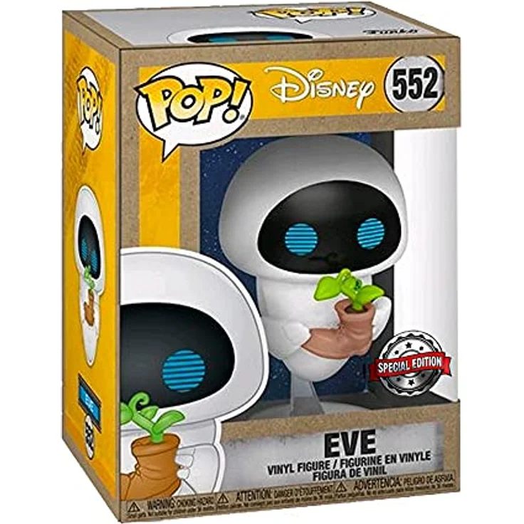 Disney Wall-E - Eve Earth Day Pop! Vinyl-Figur, ca. 9,5 cm hoch, Sichtfensterbox, Pop! Disney Serie #552 – Bild 2