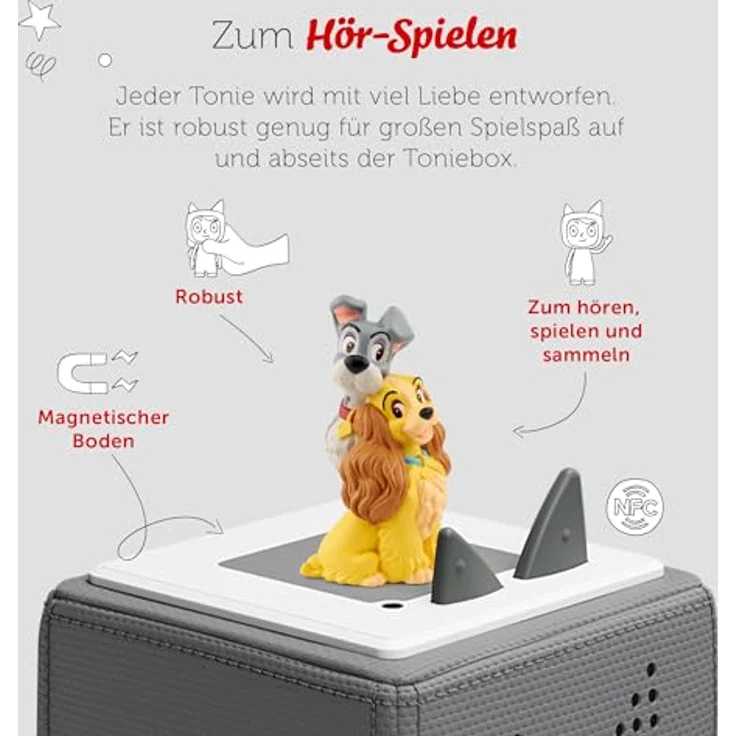 tonies Hörspielfigur Disney - Susi & Strolch, spannendes Abenteuer mit kleinen Hunden – Bild 3