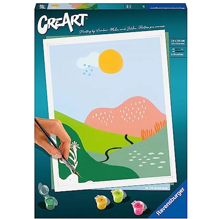 Ravensburger CreArt - Malen nach Zahlen 23643 - In the Mountains - ab 12 Jahren