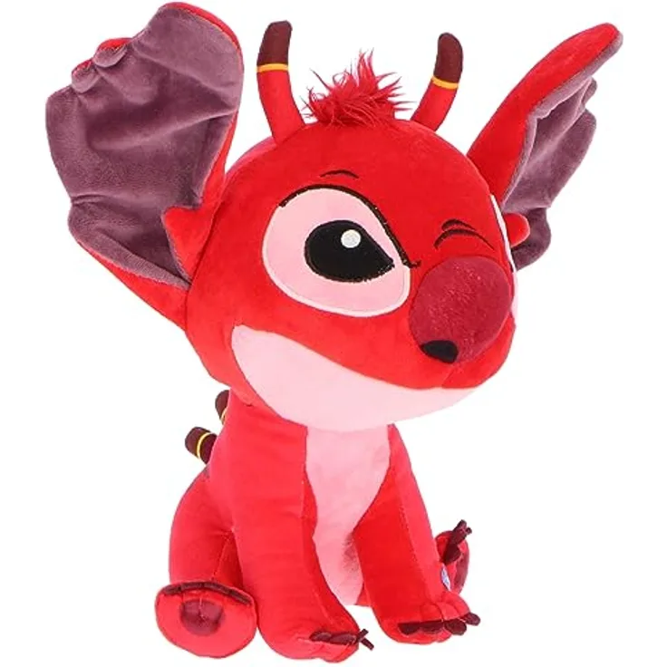 Sambro L-Stitch Bighead Palz Plush Toy with Sound 30cm - Disney Classics Lilo & Stitch Plush Toy with Sound by Sambro