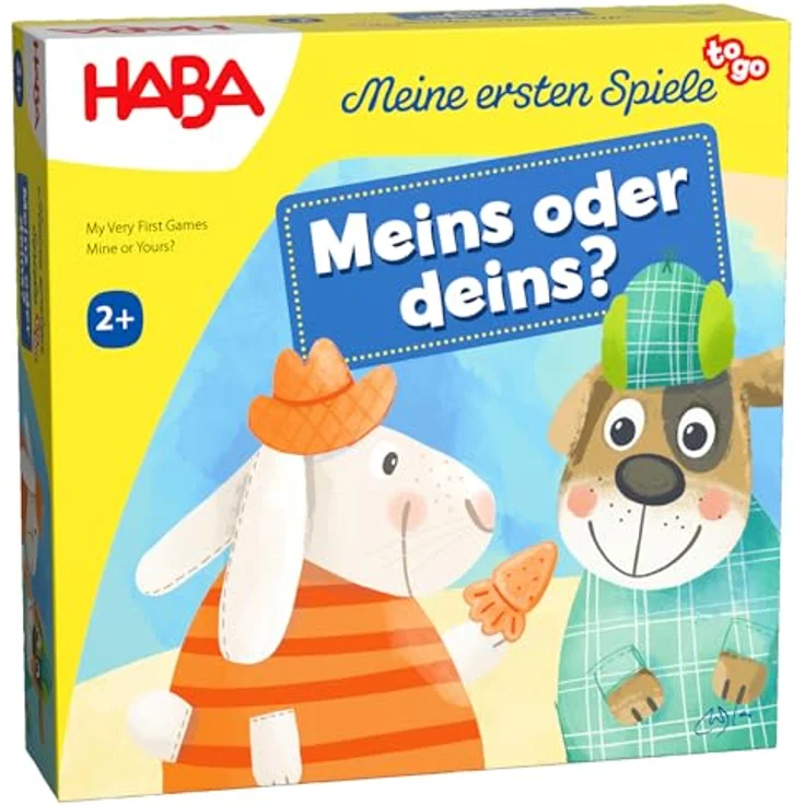 HABA MES To Go - Meins oder deins?, Brettspiel für Kinder mit Anzieh- und Füttermechanismus – Bild 1
