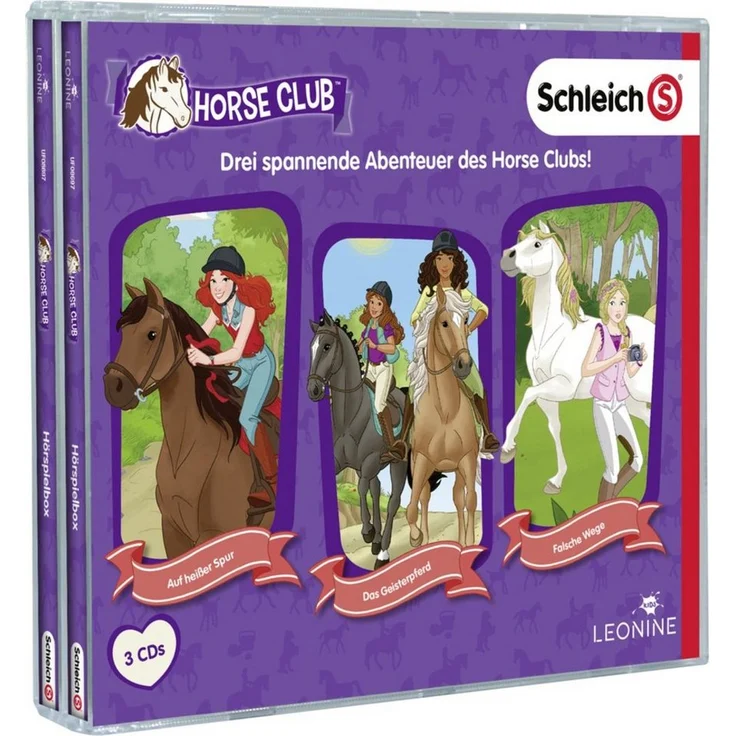 Leonine Hörspiel Schleich - Horse Club Hörspielbox, 3 Audio-CD - Spannendes Hörspiel für Kinder, Jugendliche – Bild 1