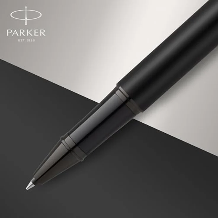 Parker Rollerball IM, Schreibstift mit Edelstahlfeder, schwarz matt – Bild 5