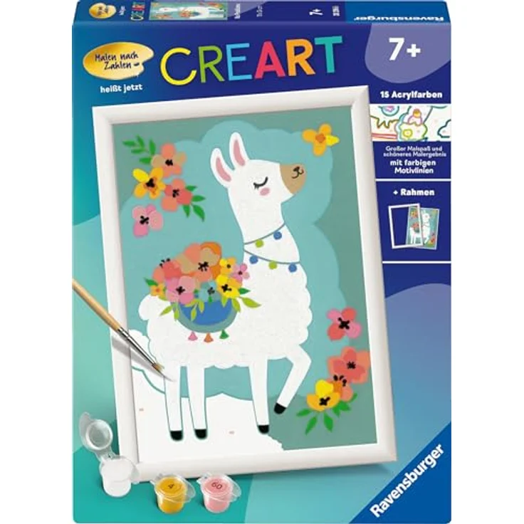 Ravensburger Malen nach Zahlen 20296 - No Probllama – Kinder ab 7 Jahren – Bild 2